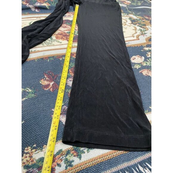 Chico's Travelers Black Slinky Pull on Pants Women 6 Knit Career Neutral Stretch - Picture 10 of 13